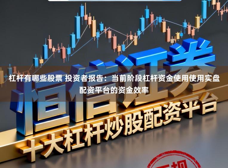 杠杆有哪些股票 投资者报告:当前阶段杠杆资金使用使用实盘配资平台的资金效率